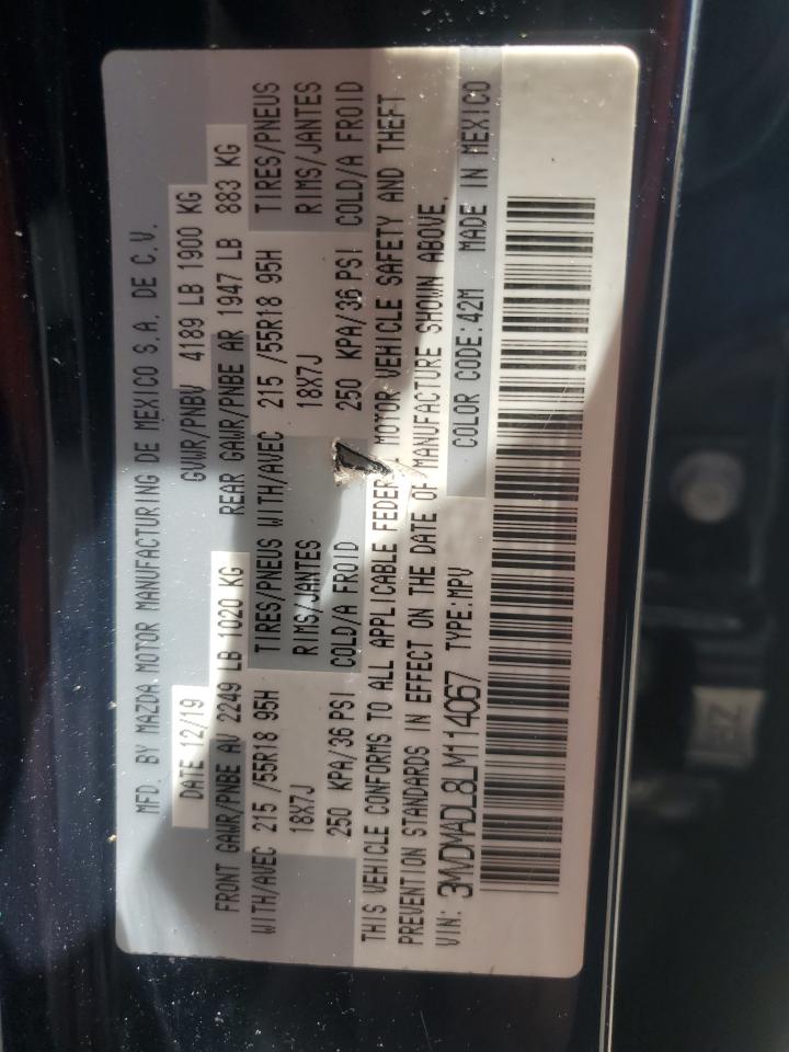 2020 Mazda Cx-30 Preferred VIN: 3MVDMADL8LM114067 Lot: 68466905