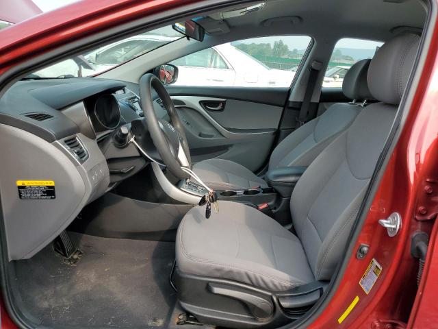  HYUNDAI ELANTRA 2013 Czerwony