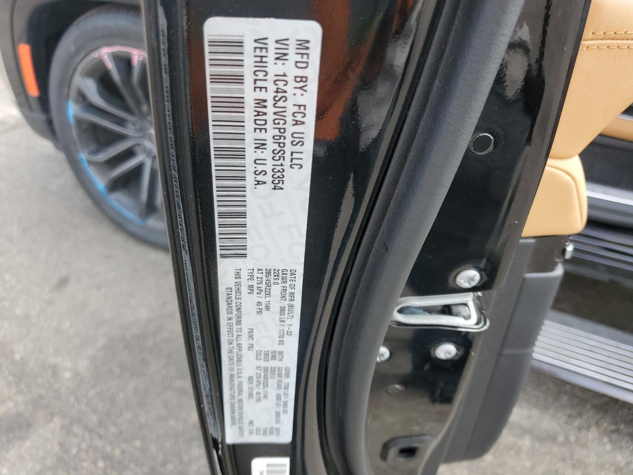 2023 Jeep Grand Wagoneer Series Iii VIN: 1C4SJVGP6PS513354 Lot: 68908035