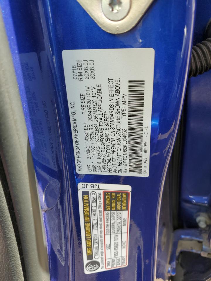 2019 Acura Rdx A-Spec VIN: 5J8TC1H62KL004962 Lot: 70295155