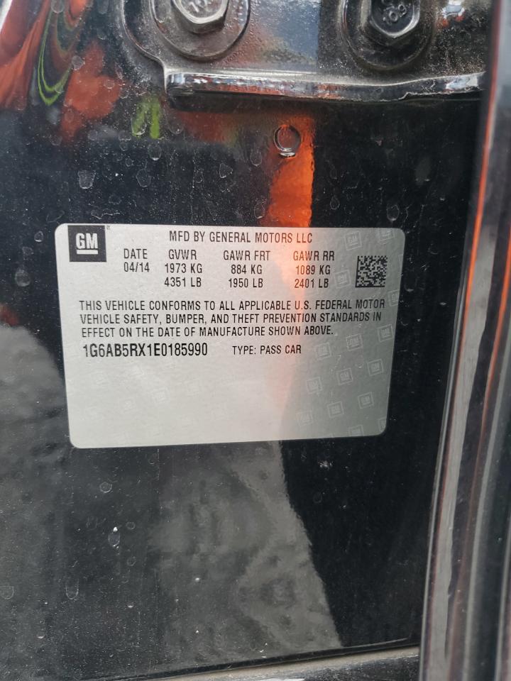 2014 Cadillac Ats Luxury VIN: 1G6AB5RX1E0185990 Lot: 67598495