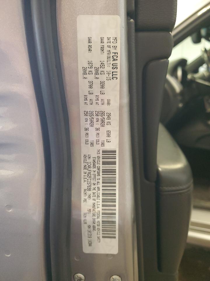 2015 Jeep Grand Cherokee Laredo VIN: 1C4RJFAG2FC157698 Lot: 70369305