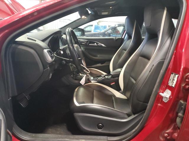  INFINITI QX30 2018 Красный