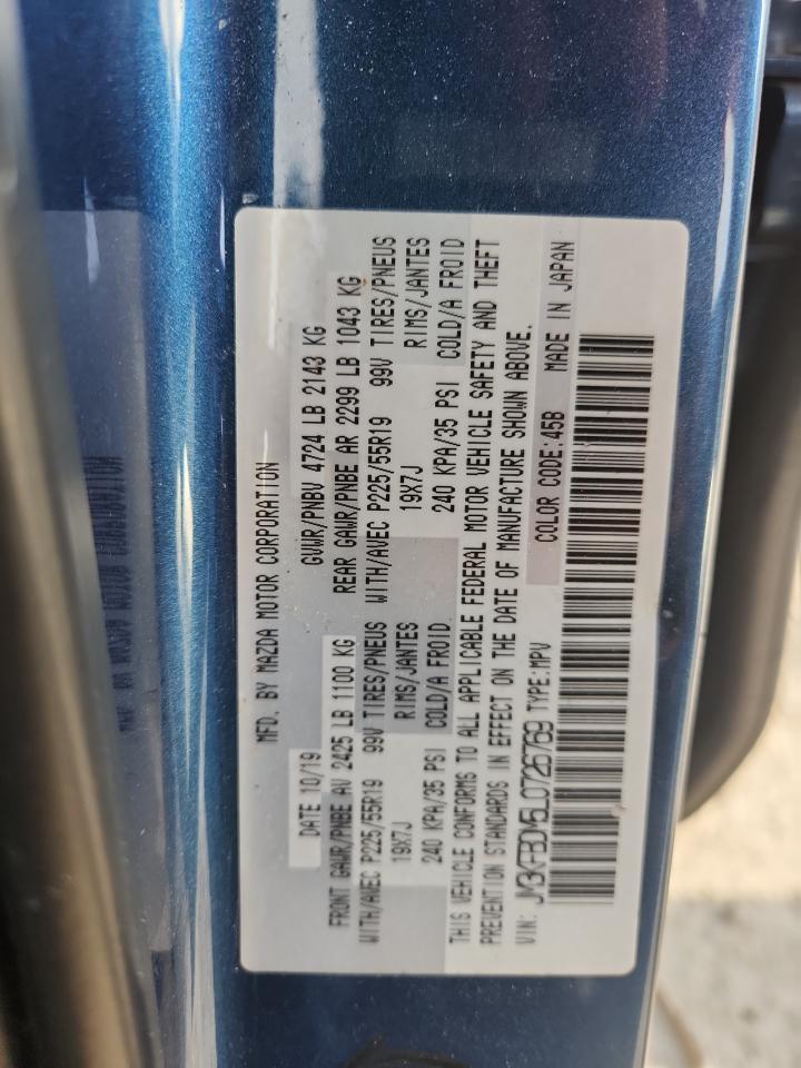 2020 Mazda Cx-5 Grand Touring VIN: JM3KFBDM5L0726769 Lot: 69290035