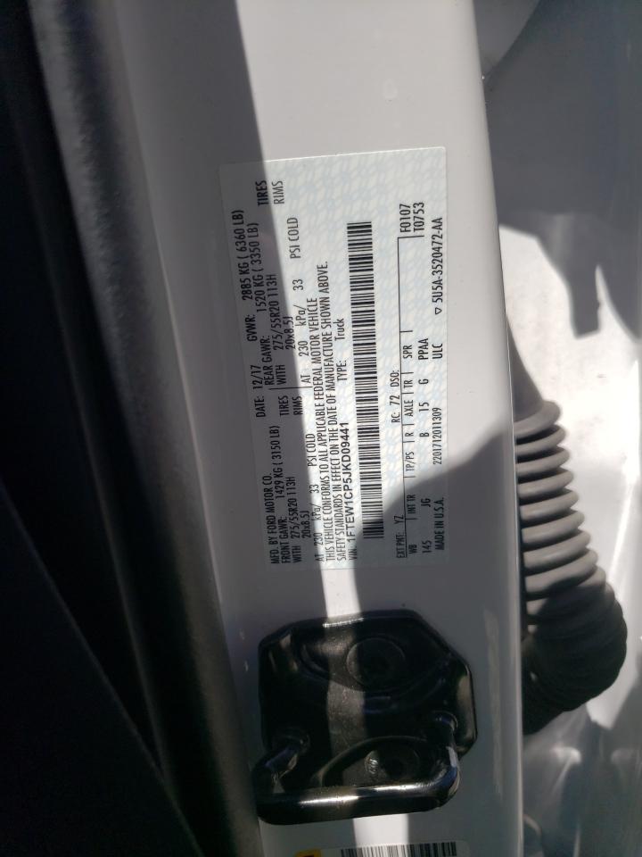 2018 Ford F150 Supercrew VIN: 1FTEW1CP5JKD09441 Lot: 68366375