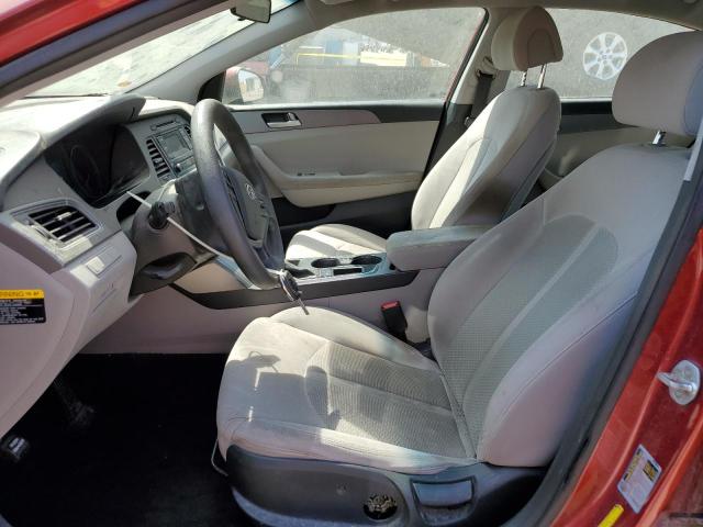  HYUNDAI SONATA 2015 Czerwony