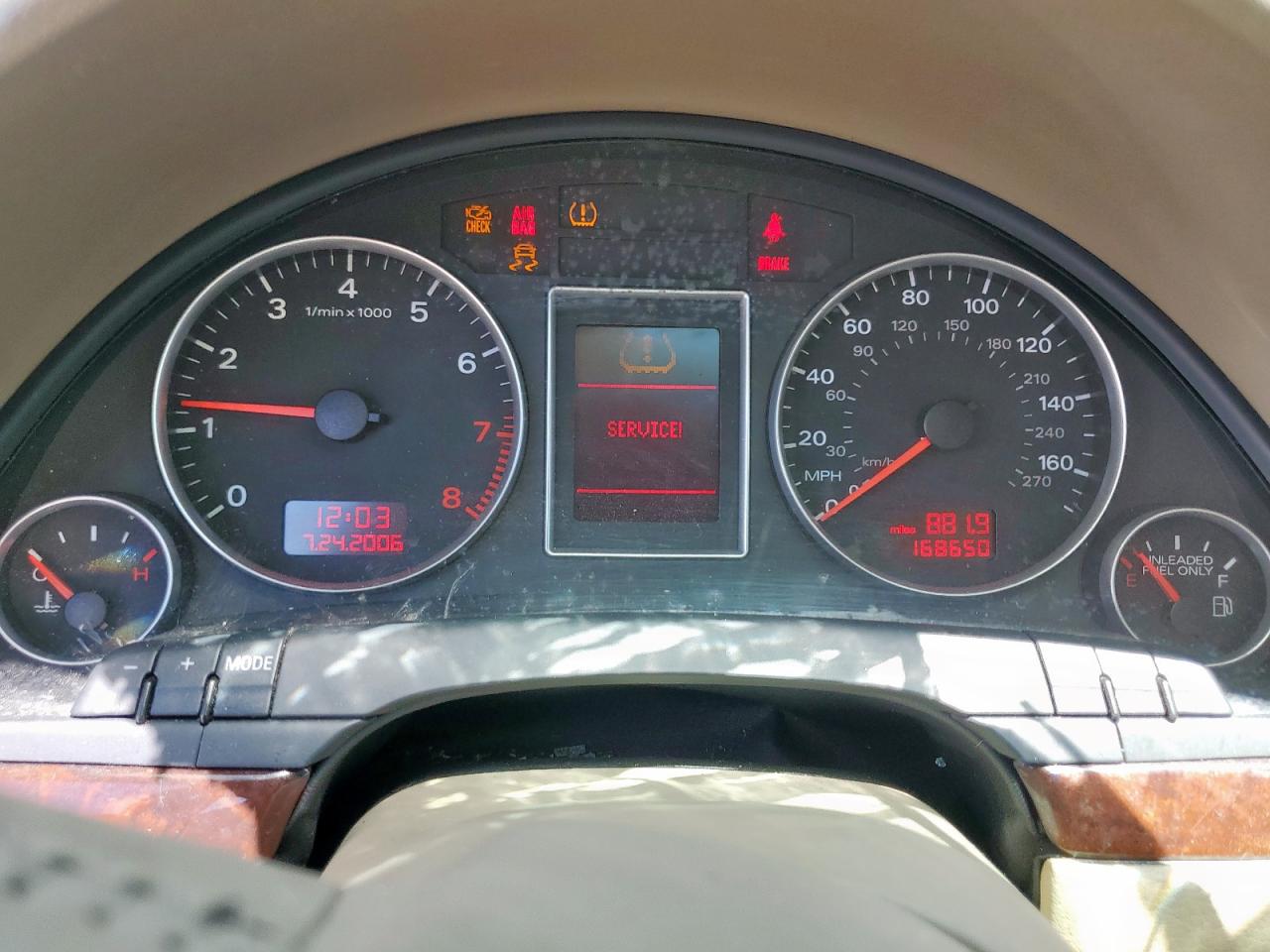 2008 Audi A4 2.0T Quattro VIN: WAUDF78EX8A142478 Lot: 70163005