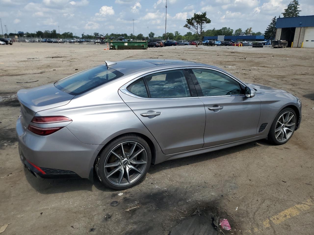 2022 Genesis G70 Base silver null gas KMTG34TA9NU086539 photo #4