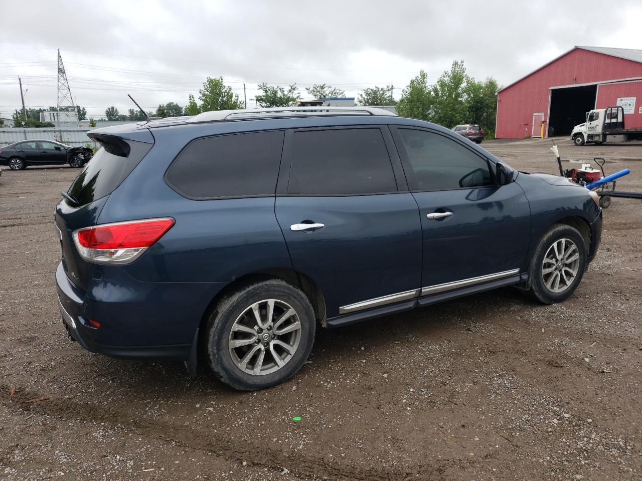 2014 Nissan Pathfinder S blue suv gas 5N1AR2MN4EC630407 photo #4