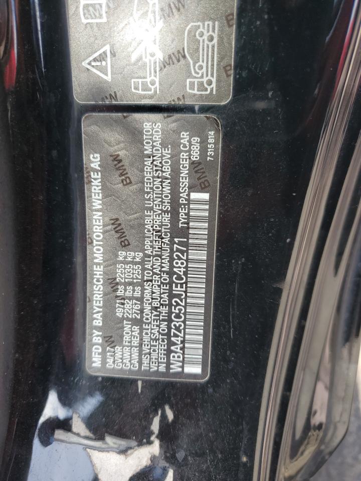 2018 BMW 430Xi VIN: WBA4Z3C52JEC48271 Lot: 70427575
