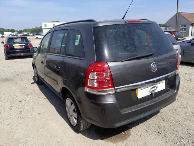 2012 VAUXHALL ZAFIRA 1.6I [115] EXCLUSIV 5DR