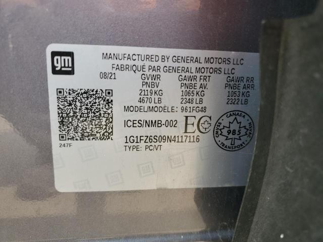2022 CHEVROLET BOLT EUV PREMIER  