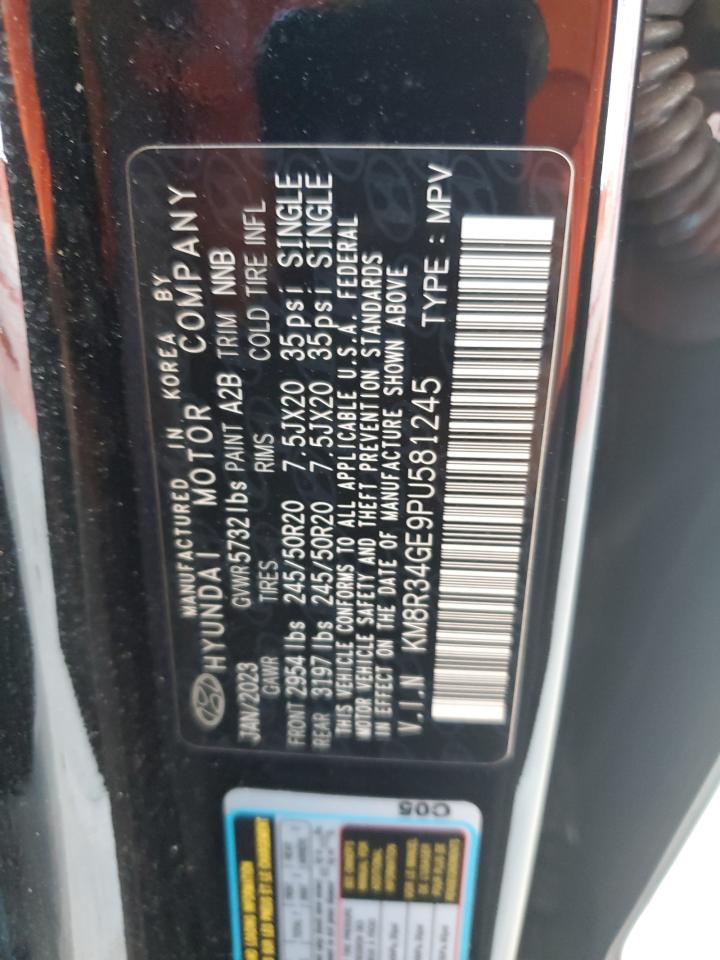 2023 Hyundai Palisade Xrt VIN: KM8R34GE9PU581245 Lot: 67835695