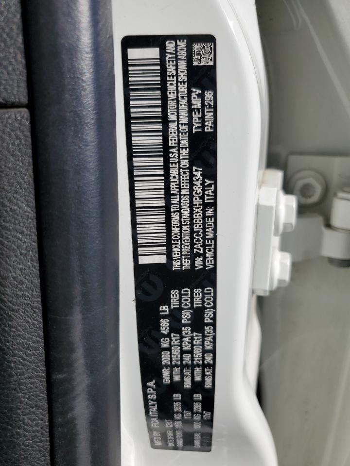 2017 Jeep Renegade Latitude VIN: ZACCJBBBXHPG64347 Lot: 68538295