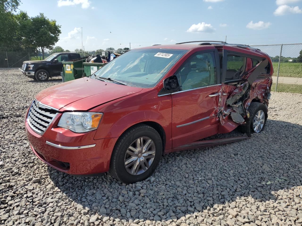 2008 Chrysler Town & Country Limited red null gas 2A8HR64X08R805817 photo #1
