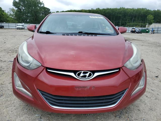  HYUNDAI ELANTRA 2014 Czerwony