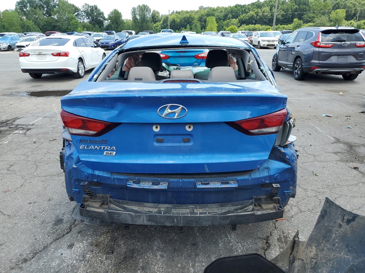 2017 Hyundai Elantra Se VIN: KMHD74LF0HU383944 Lot: 67658045