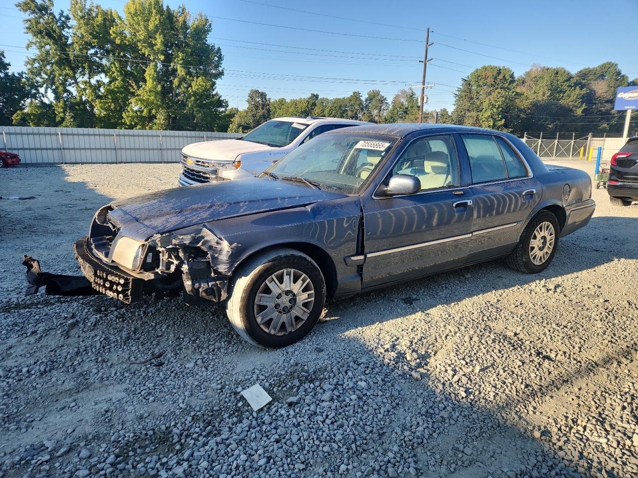 2007 Mercury Grand Marquis Gs blue null flexible 2MEFM74V57X627168 photo #1