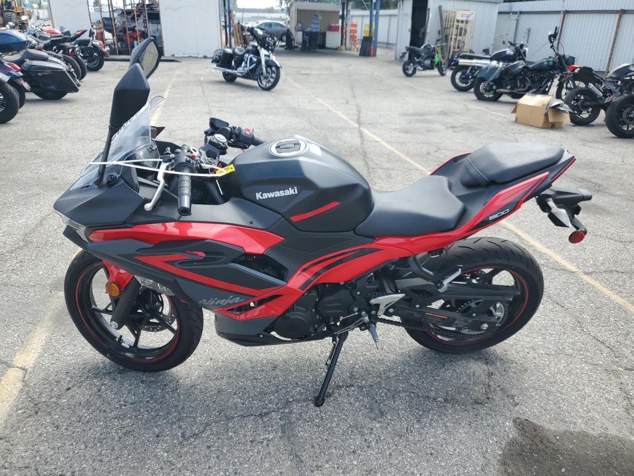 2025 Kawasaki Ex500 red null gas ML5EXGG16SDA47034 photo #4