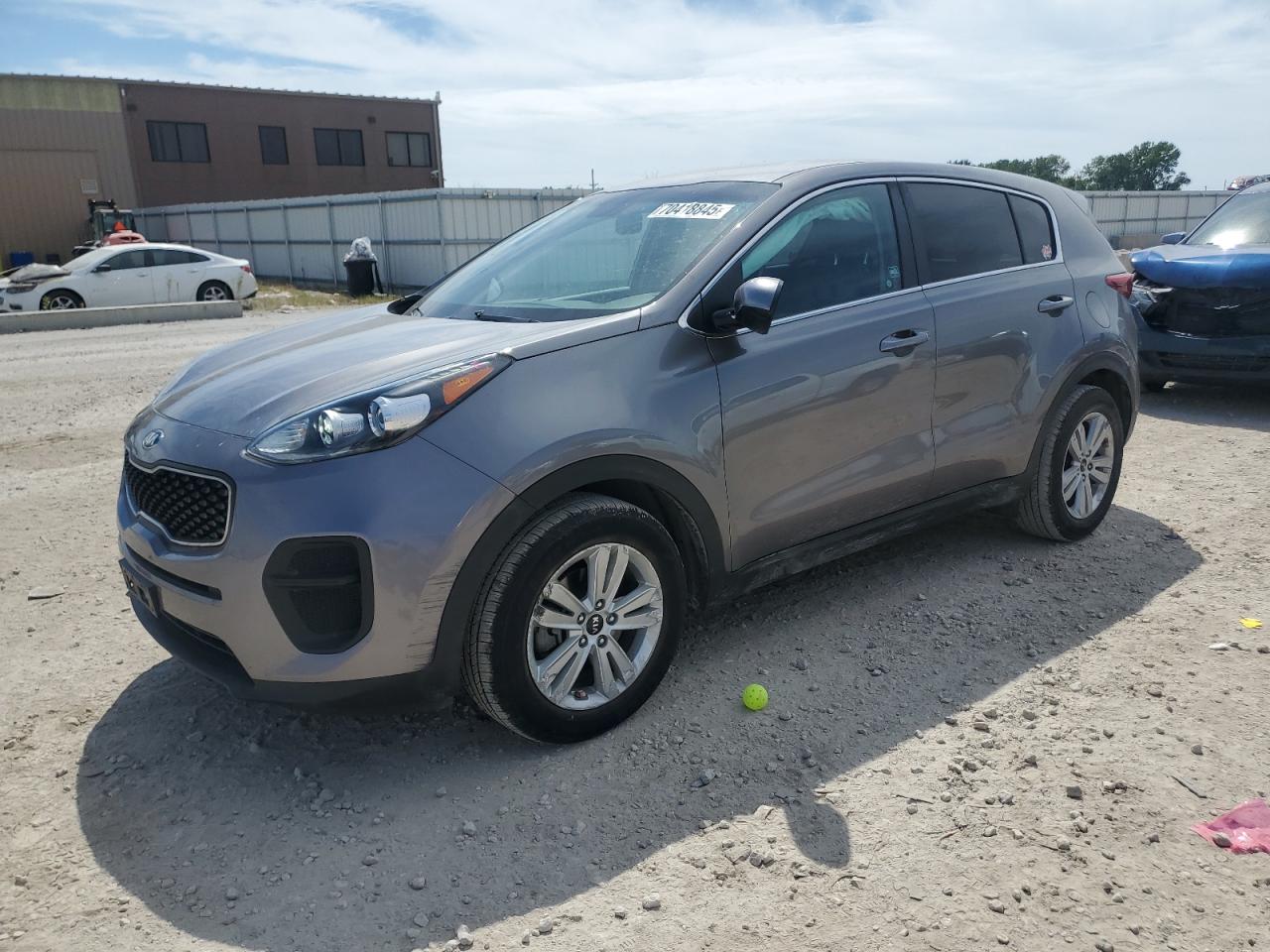 2018 Kia Sportage Lx grey null gas KNDPM3AC7J7456471 photo #1
