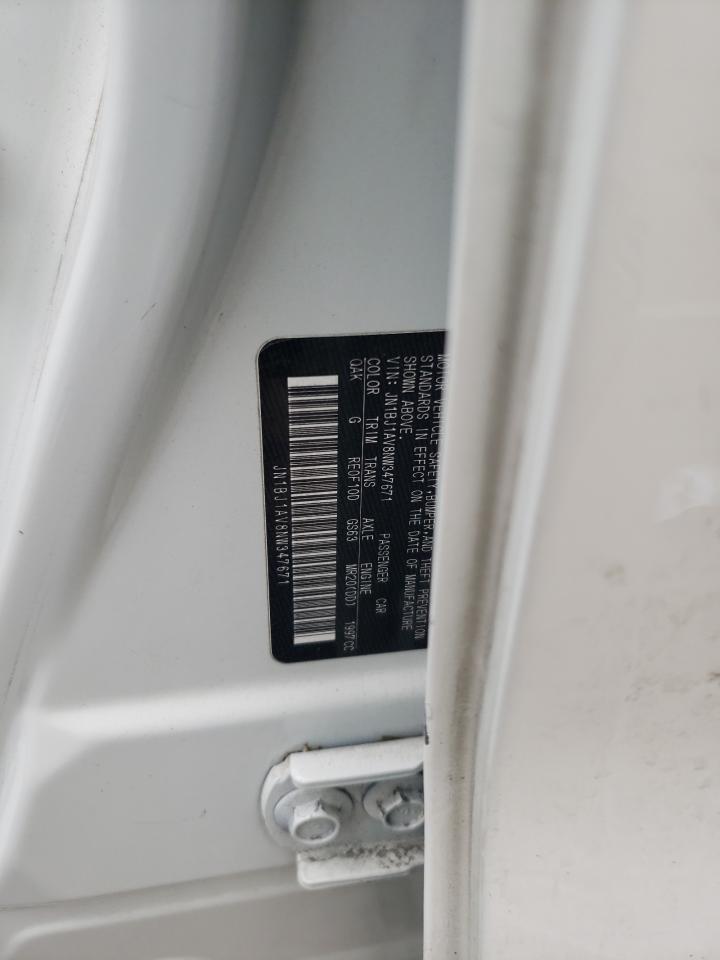 2022 Nissan Rogue Sport S VIN: JN1BJ1AV8NW347671 Lot: 70060495