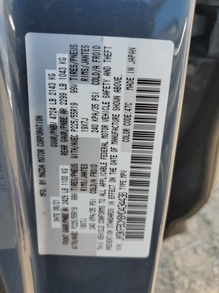 2021 Mazda Cx-5 Touring VIN: JM3KFBCM8M0434438 Lot: 67518345