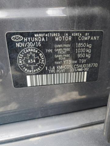 2017 HYUNDAI IONIQ LIMITED  