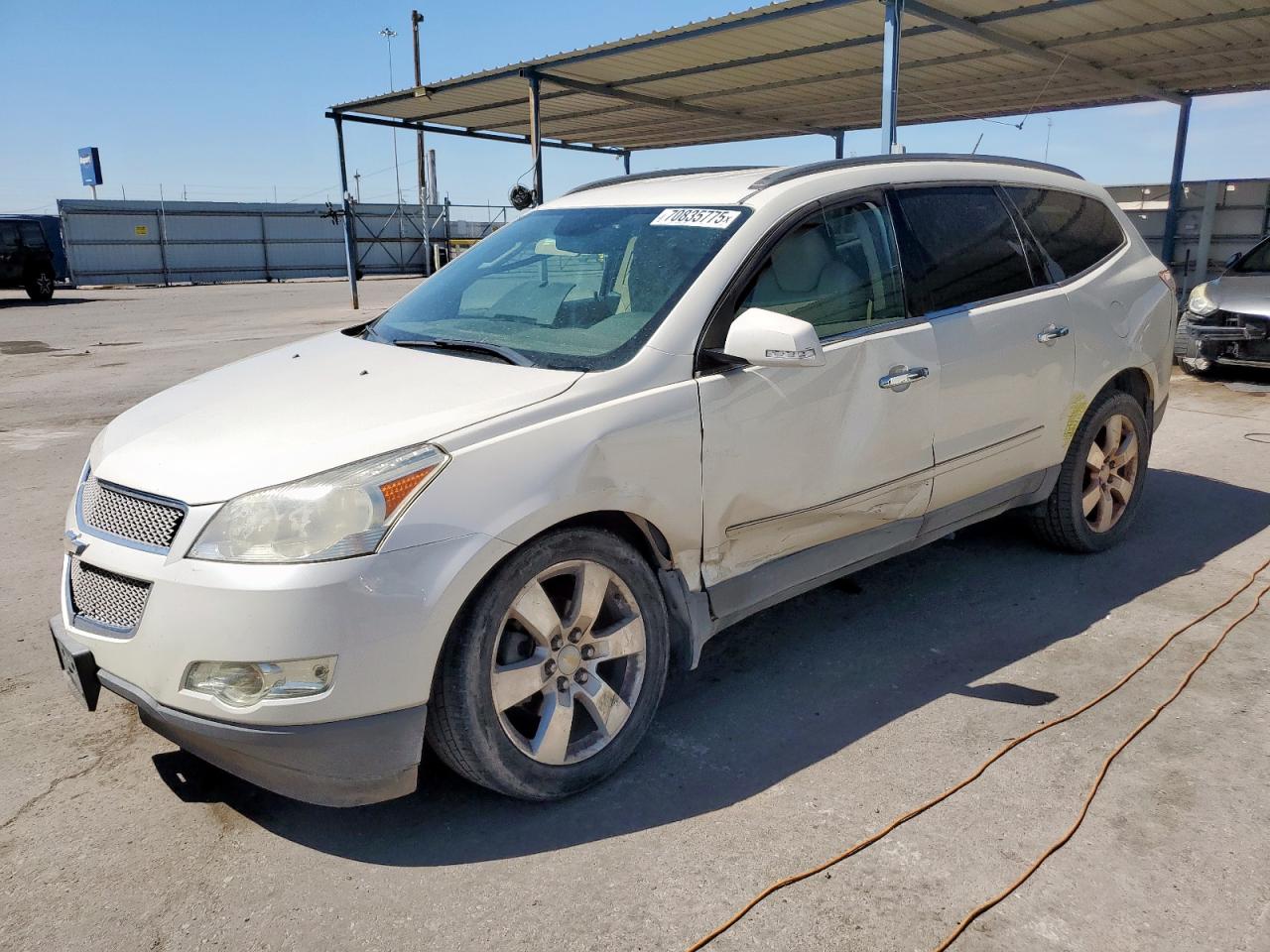 2012 Chevrolet Traverse Ltz white null gas 1GNKRLEDXCJ399291 photo #1