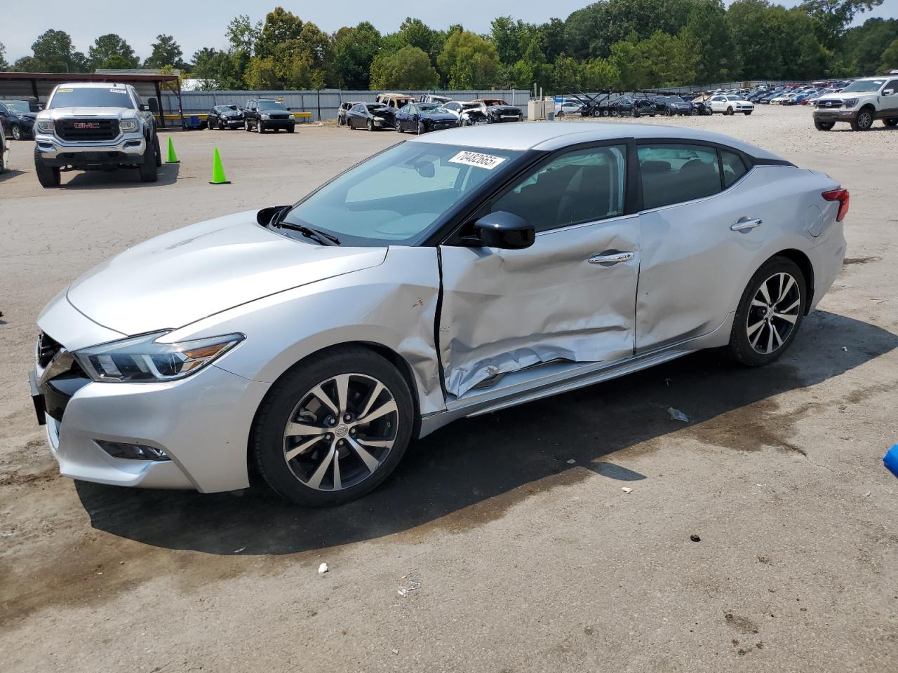 2017 Nissan Maxima 3.5S silver null gas 1N4AA6AP3HC448734 photo #1