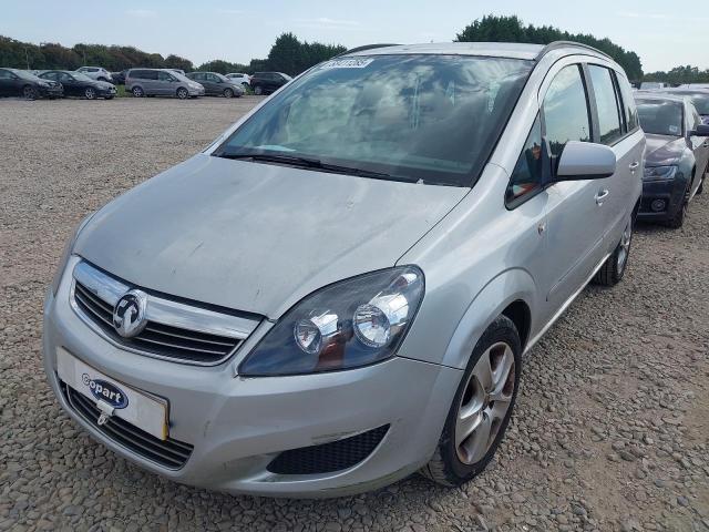 2012 VAUXHALL ZAFIRA EXCLUSIV  for sale at Copart WISBECH