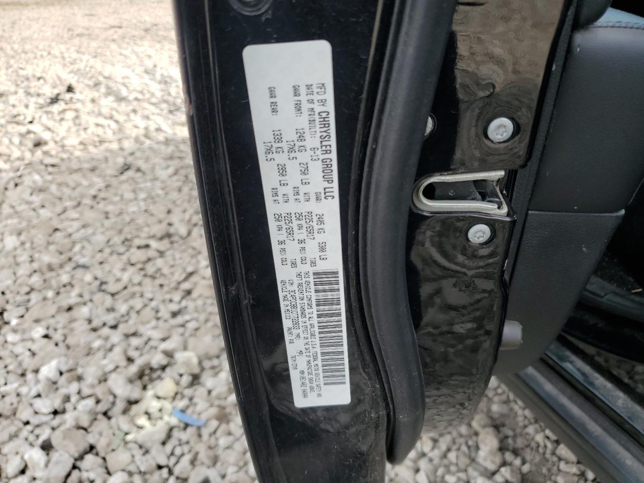 2013 Dodge Journey Sxt VIN: 3C4PDCBB1DT722833 Lot: 70559015