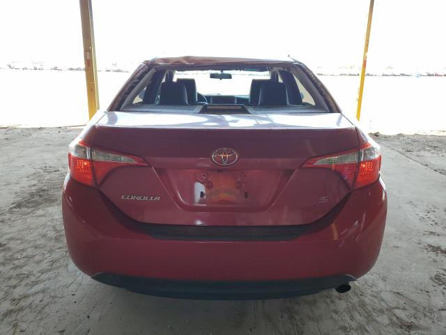  TOYOTA COROLLA 2016 Красный