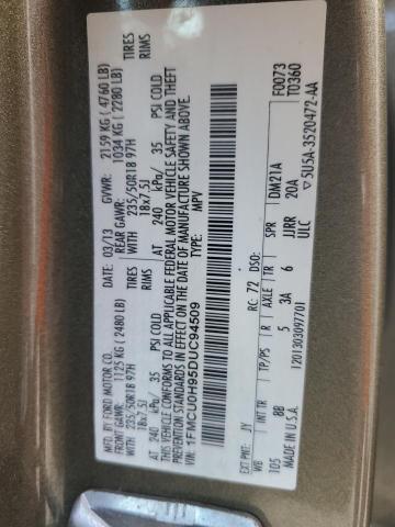 2013 FORD ESCAPE SEL  