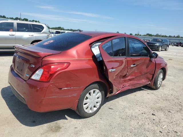 Sedans NISSAN VERSA 2016 Red