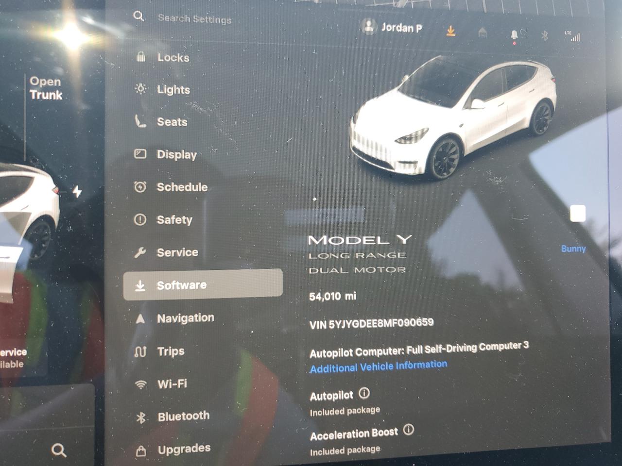 2021 Tesla Model Y VIN: 5YJYGDEE8MF090659 Lot: 68580535