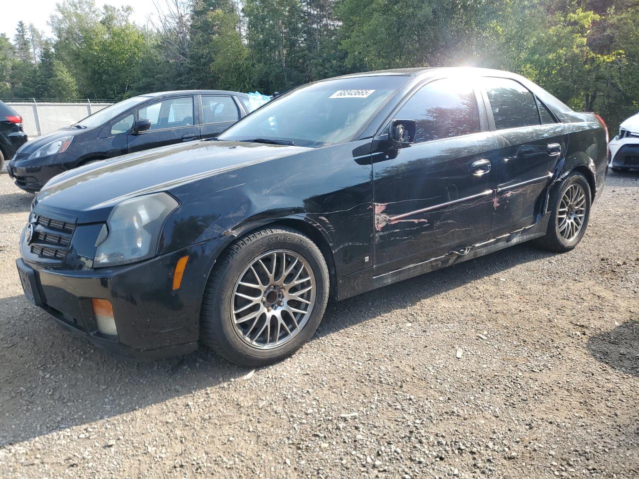 2007 Cadillac Cts Hi Feature V6 black null gas 1G6DP577X70110662 photo #1