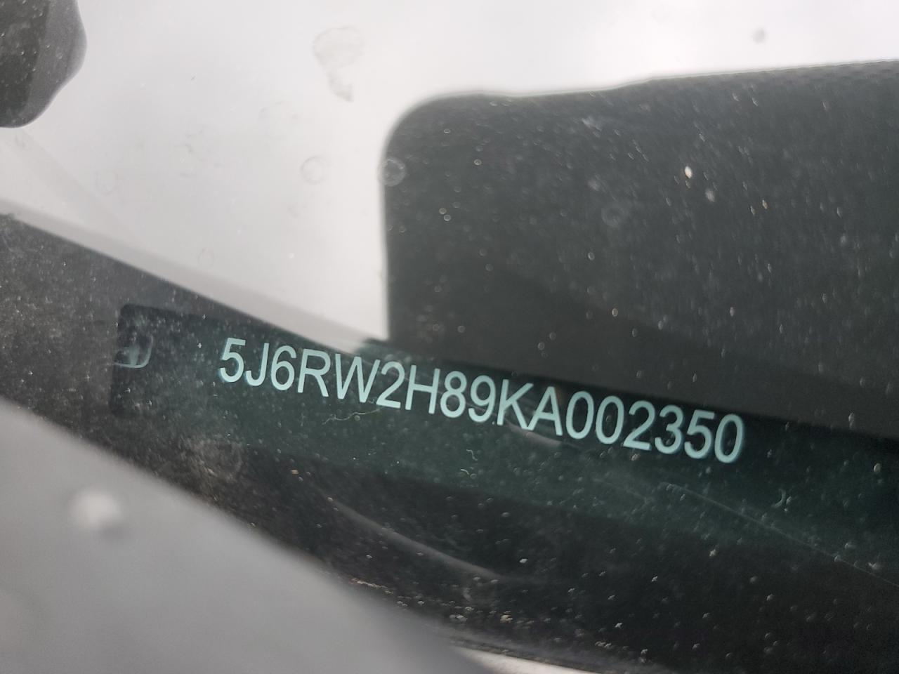 2019 Honda Cr-V Exl VIN: 5J6RW2H89KA002350 Lot: 68843985