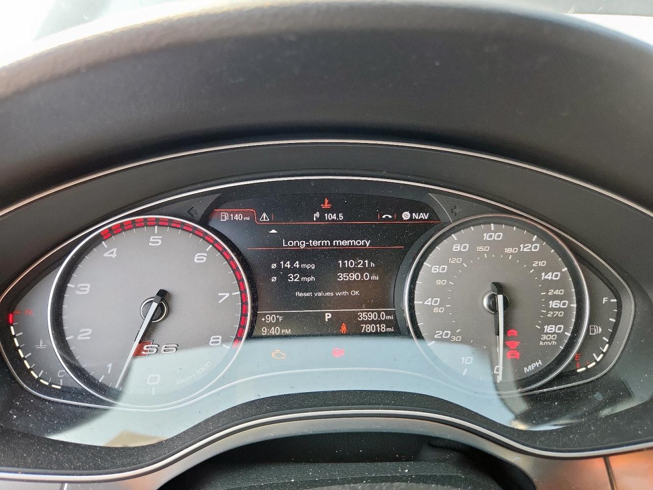 2015 Audi S6 VIN: WAUF2AFC2FN007441 Lot: 70373965