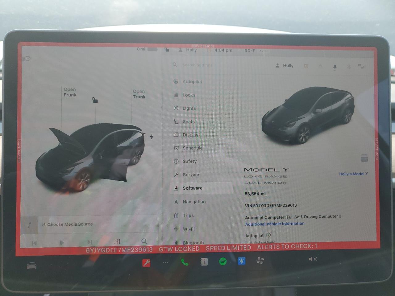 5YJYGDEE7MF239613 2021 Tesla Model Y