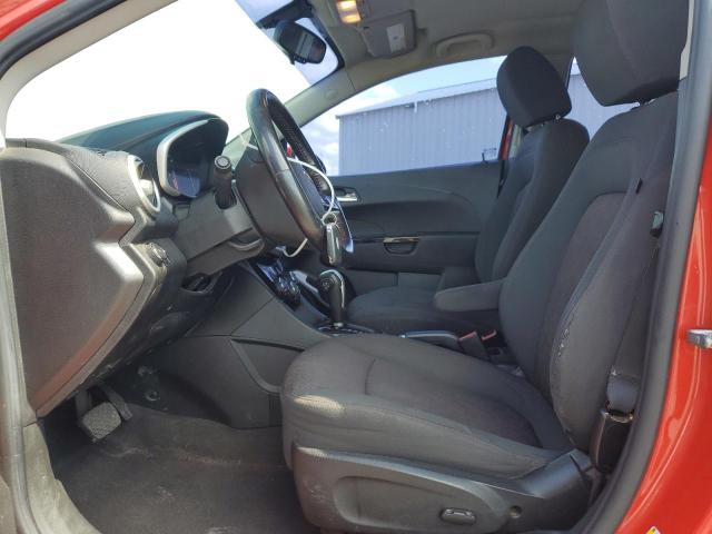  CHEVROLET SONIC 2017 Красный