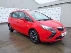 2012 VAUXHALL ZAFIRA TOURER EXCLUSIV 1.8I EXCLUSIV 5DR for sale at Copart WHITBURN