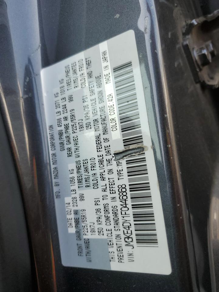 2015 Mazda Cx-5 Gt VIN: JM3KE4DY1F0446868 Lot: 67526875