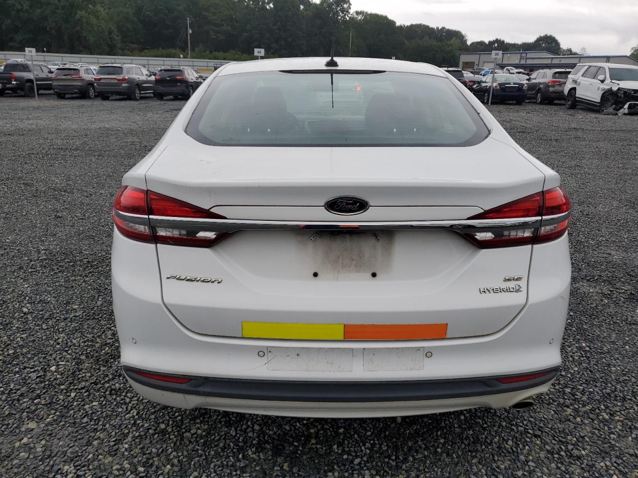 2018 Ford Fusion Se Hybrid VIN: 3FA6P0LU3JR129944 Lot: 54028155