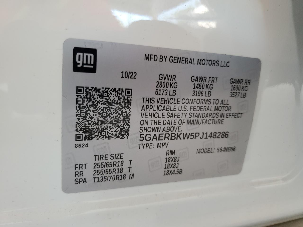 2023 Buick Enclave Essence VIN: 5GAERBKW5PJ148286 Lot: 70671855