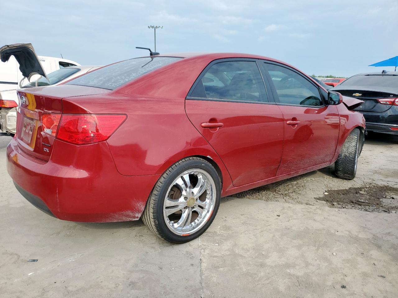 2012 Kia Forte Ex brown sedan gas KNAFU4A22C5557714 photo #4