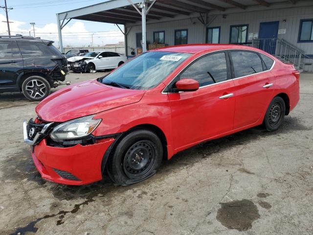  NISSAN SENTRA 2017 Красный