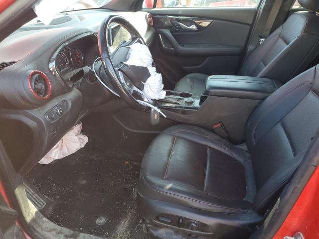  CHEVROLET BLAZER 2021 Czerwony