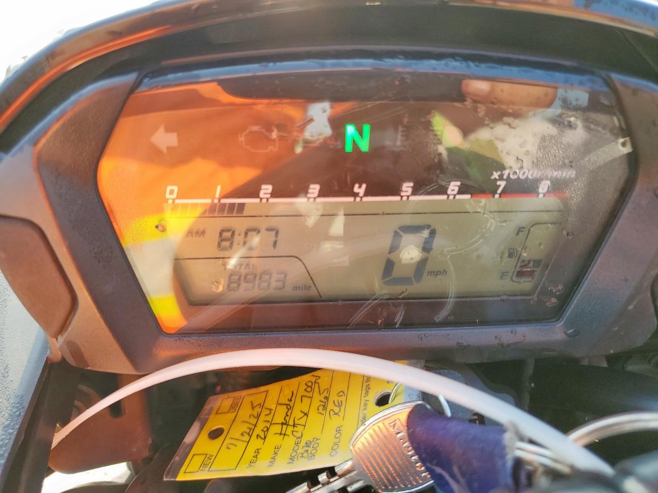 2014 Honda Ctx700 N VIN: JH2RC6805EK001265 Lot: 69634715