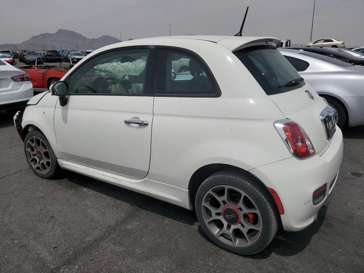 2015 Fiat 500 Sport white null gas 3C3CFFBRXFT647869 photo #3