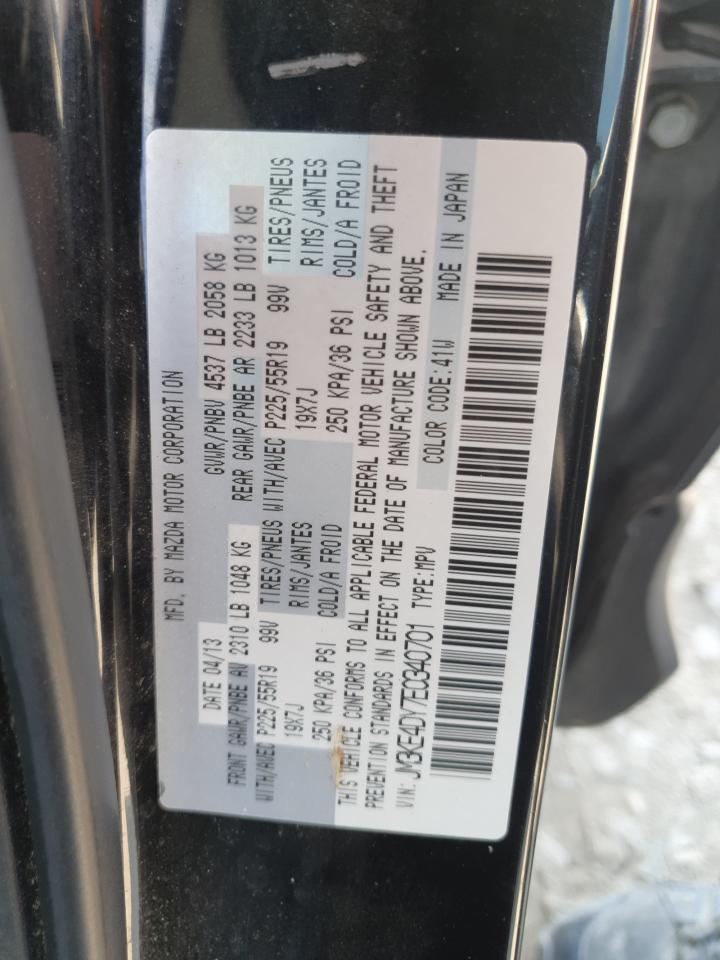 2014 Mazda Cx-5 Gt VIN: JM3KE4DY7E0340701 Lot: 70757655